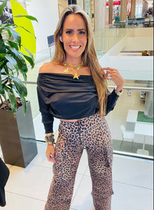 Leopard Wide Pant