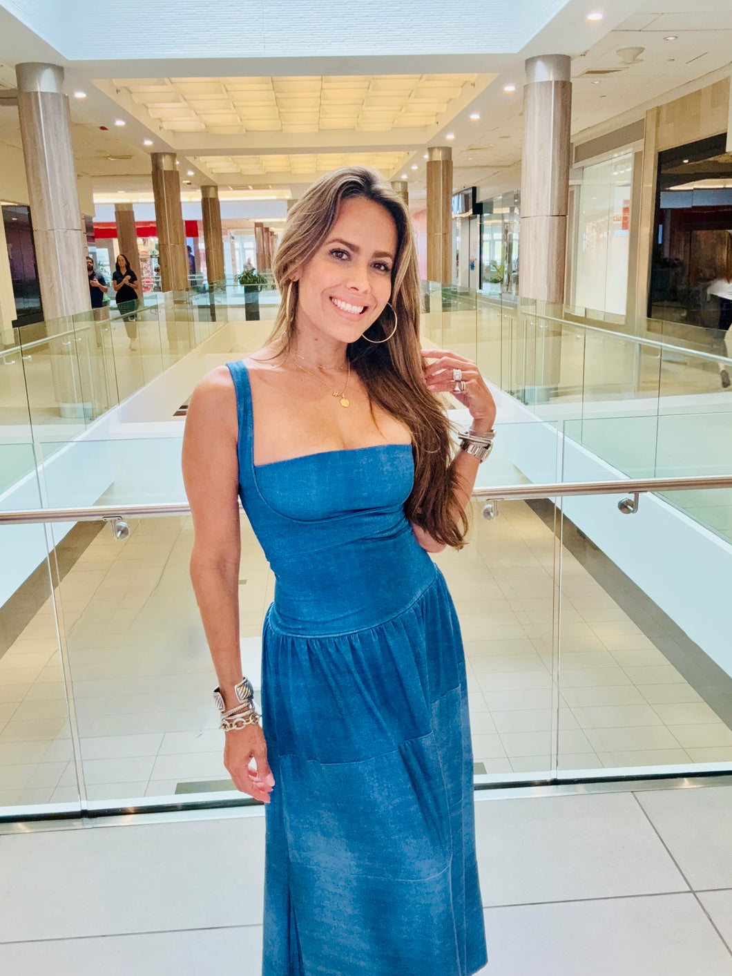 Super Support Jean Long Dress