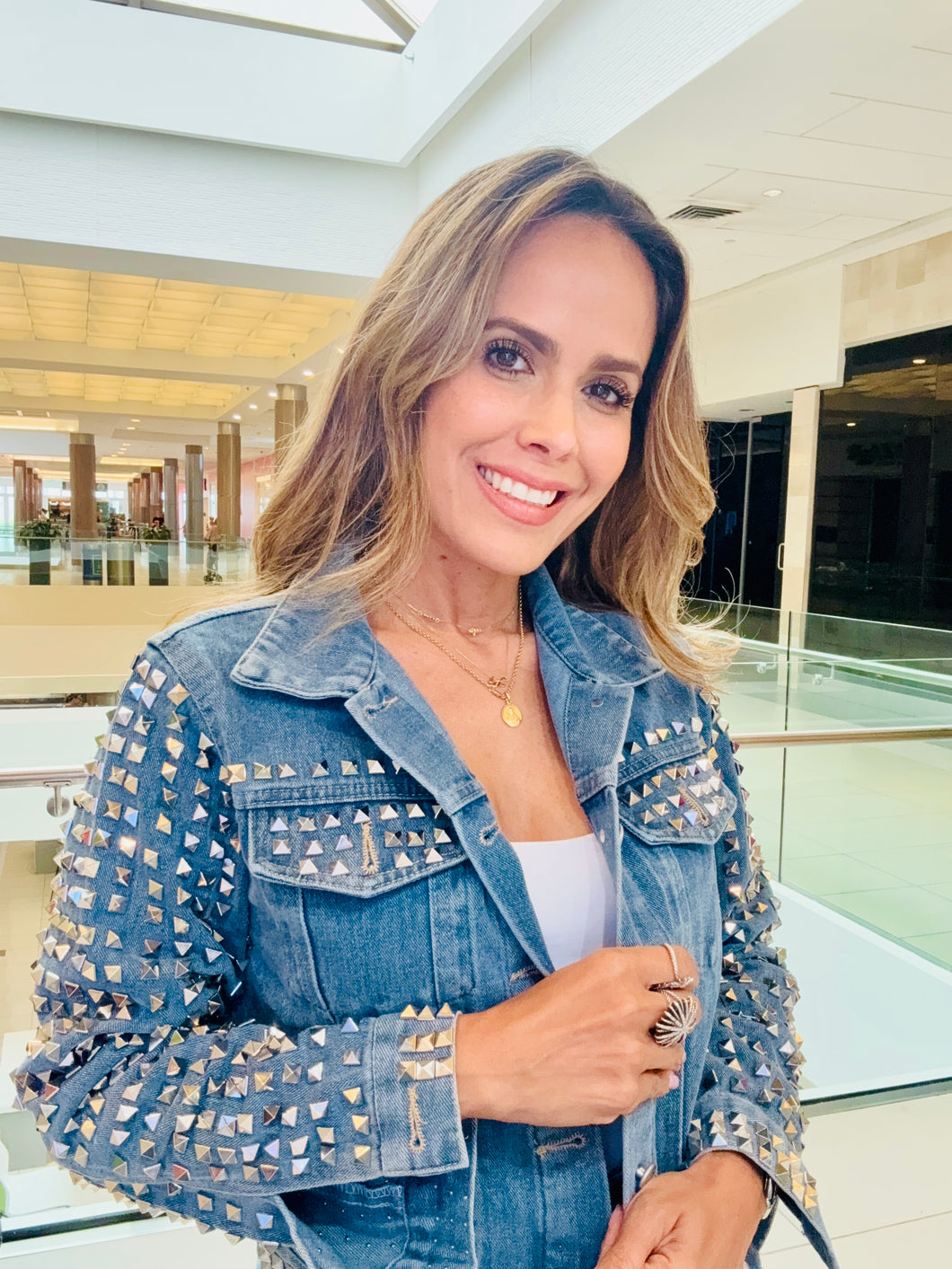 Studded Denim Jacket