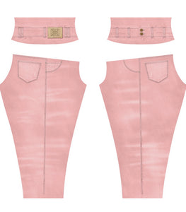 Pink Pastel Jean Legging